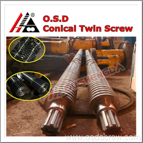 51/105 co rotating/counter rotating twin screw extruder barrel